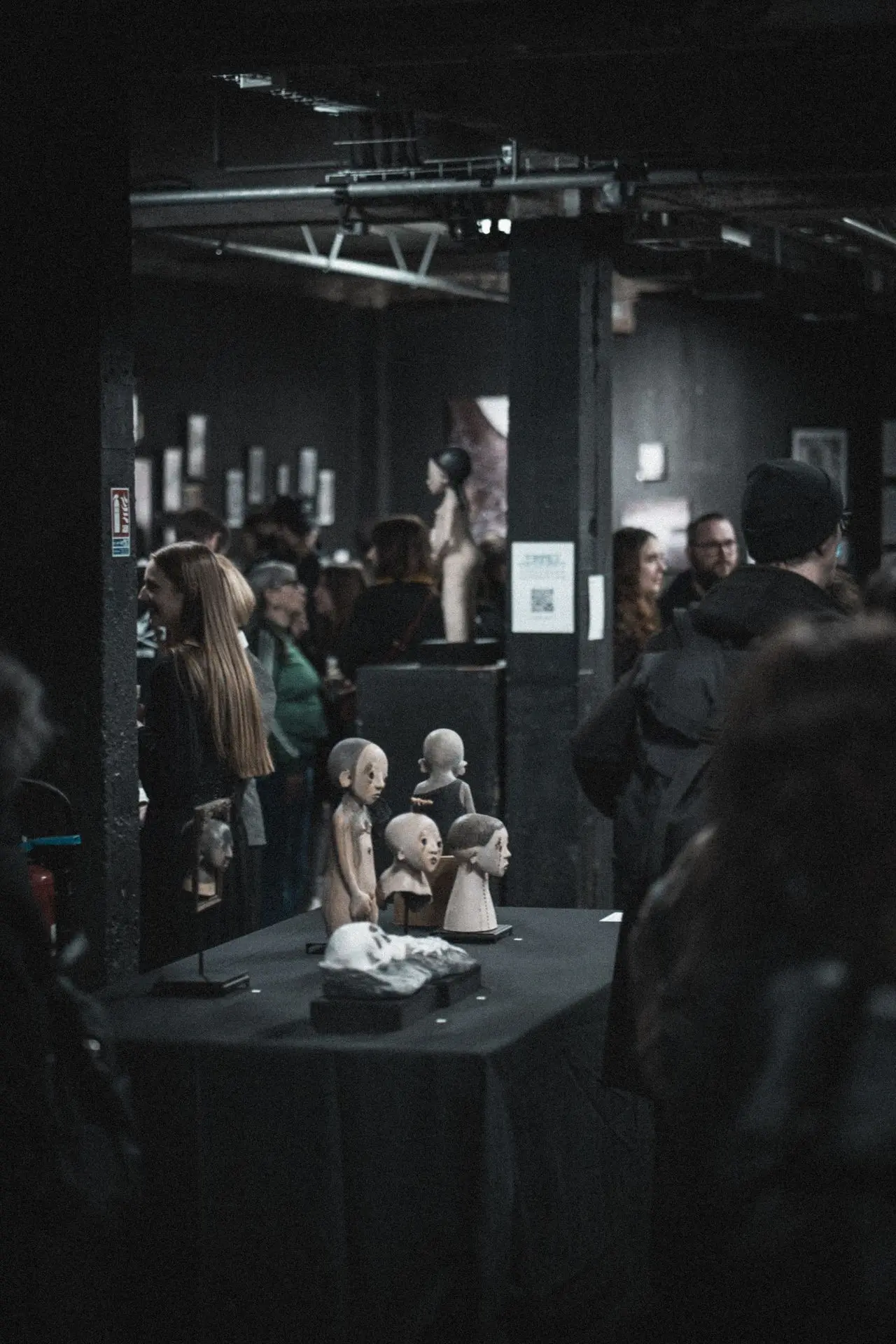 Visiteur-euses de l'exposition