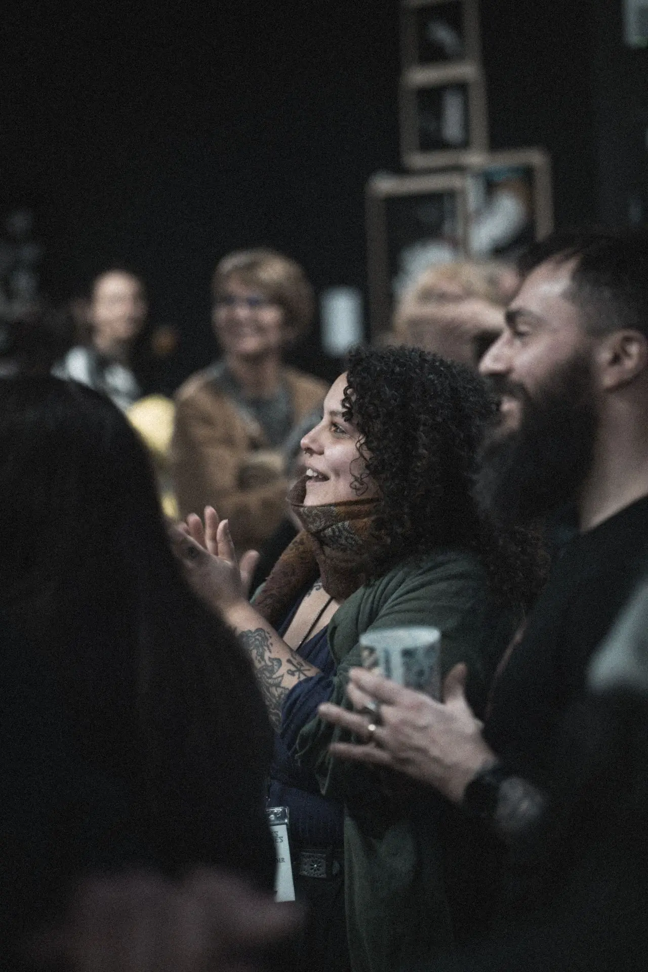 Visiteur-euses de l'exposition