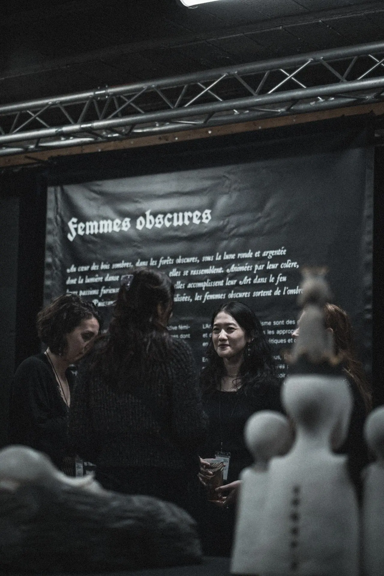 Visiteur-euses de l'exposition