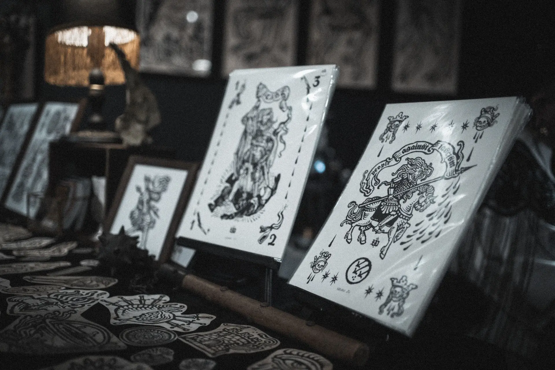 Prints sur le stand de Walrus